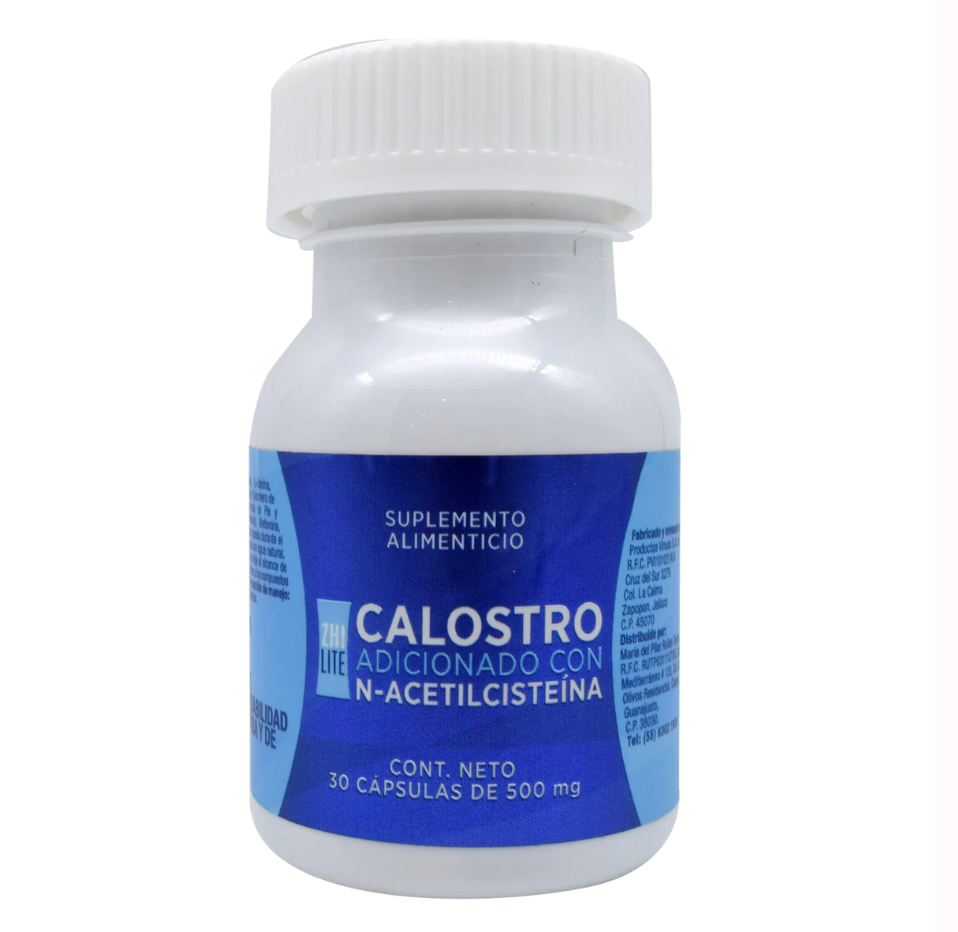Calostro Adicionado con N-Acetilcisteína