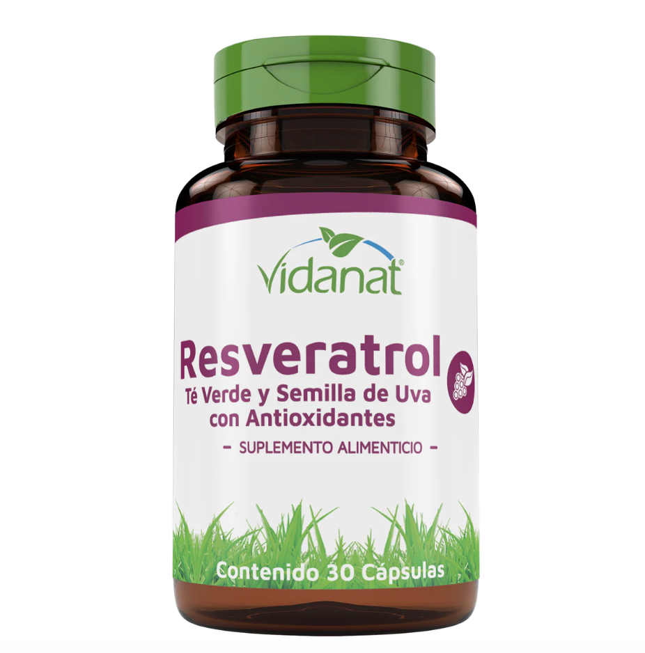 Resveratrol Vidanat 30 Cápsulas