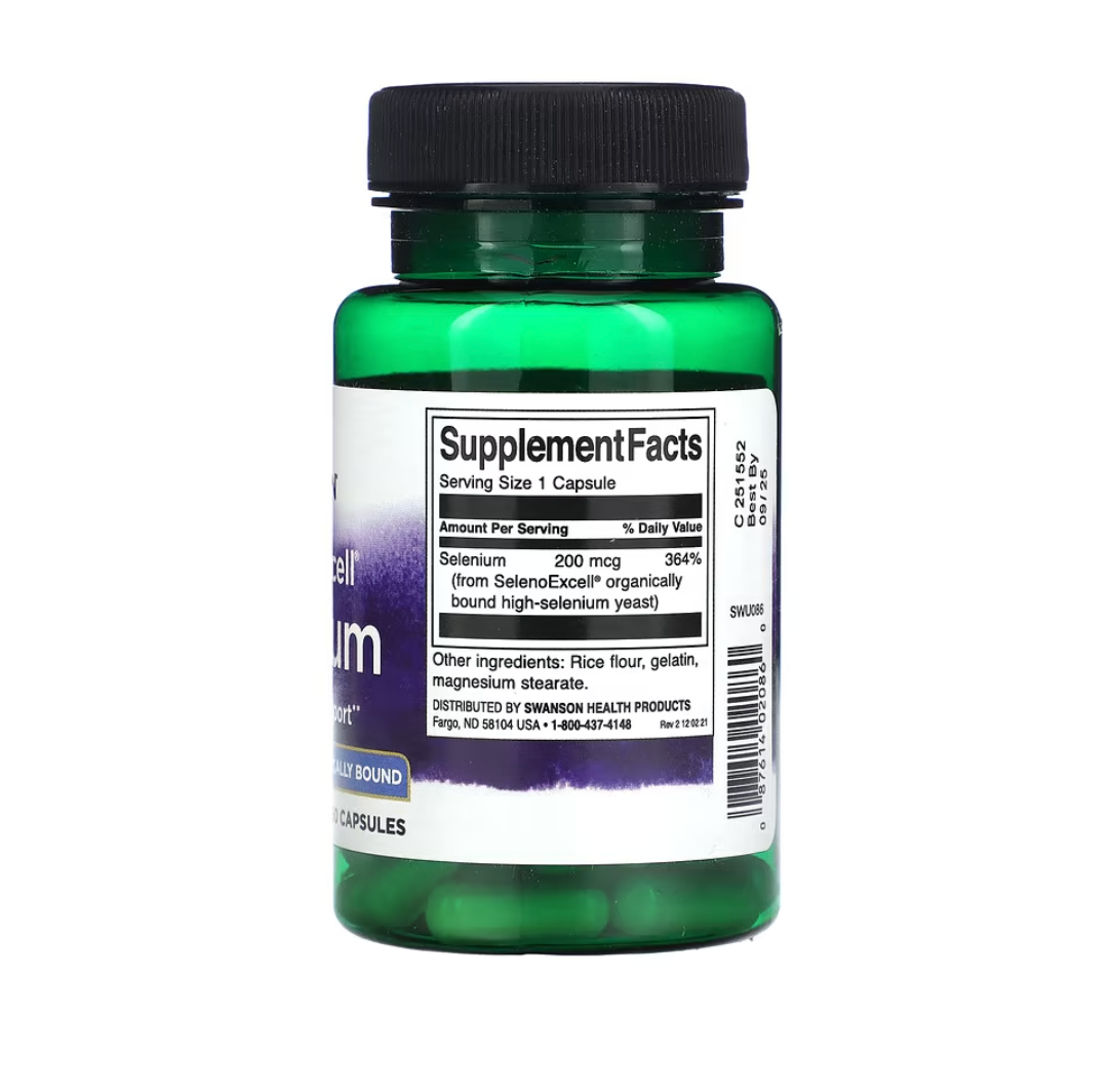 Selenio Swanson 60 capsules 200 mg
