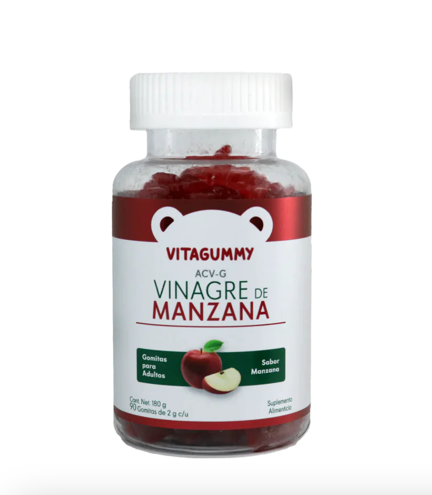 Gomitas de Vinagre de Manzana 90 2 g c/u , Vitagummy