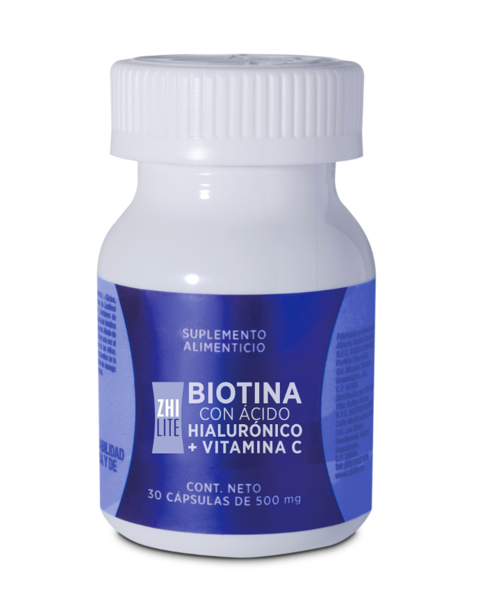 Biotina con acido hialurónico + Vitamina C