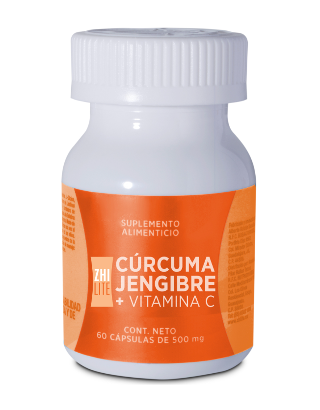 Cúrcuma, Jengibre + Vitamina C