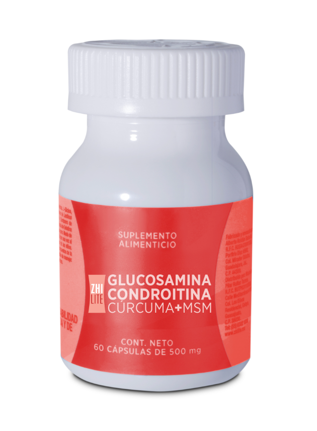 Glucosamina, Condroitina, Cúrcuma + MSM