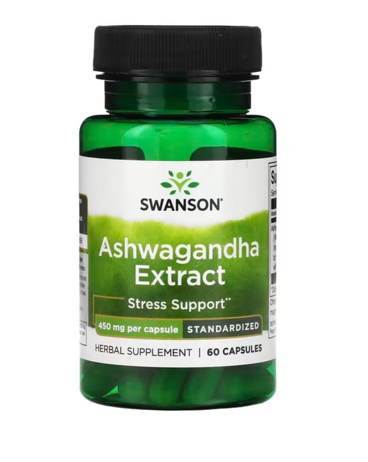 Ashwagandha Extract Swanson 60 cápsulas