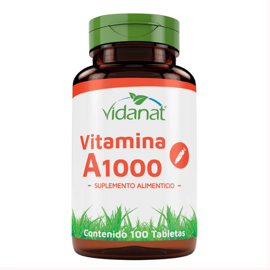 Vitamina A1000 Vidanat 100 Tabletas 200 Mg