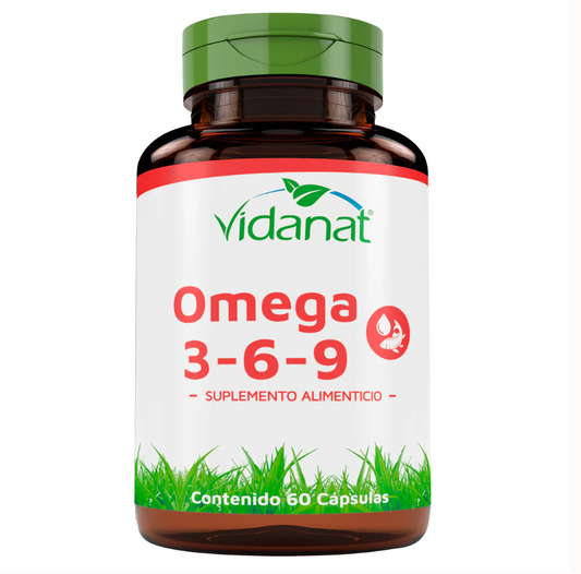 Omega 3,6,9 Vidanat 60 Cápsulas 1400 Mg