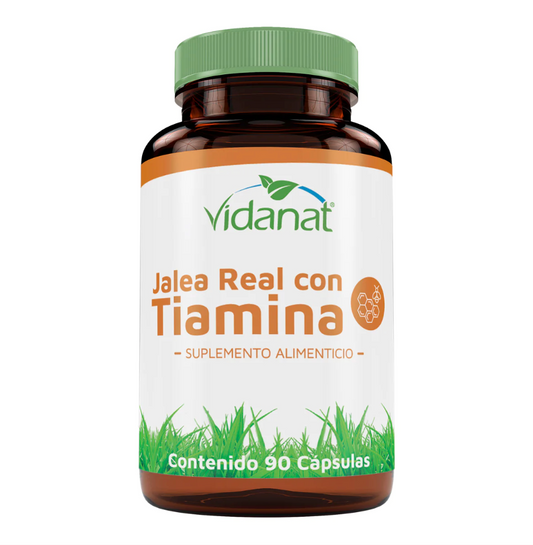 Jalea Real con Tiamina Vidanat 90 Cápsulas 650 Mg