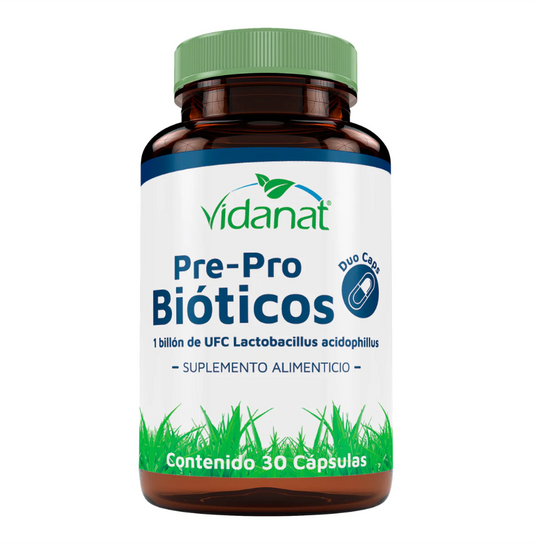 Pre - Probióticos Vidanat 30 Cápsulas