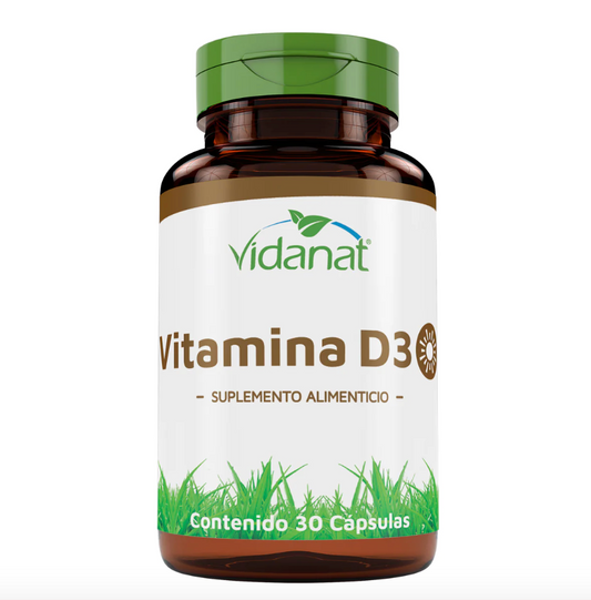 Vitamina D3 Vidanat, 30 Cápsulas 410 Mg
