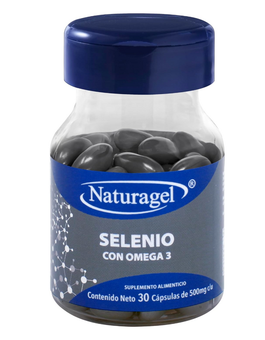 Selenio + Omega 3 Naturagel 30 Cápsulas