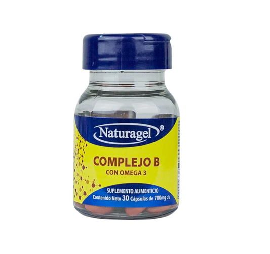 Complejo B/ Omega 3, Naturagel 30 Cápsulas